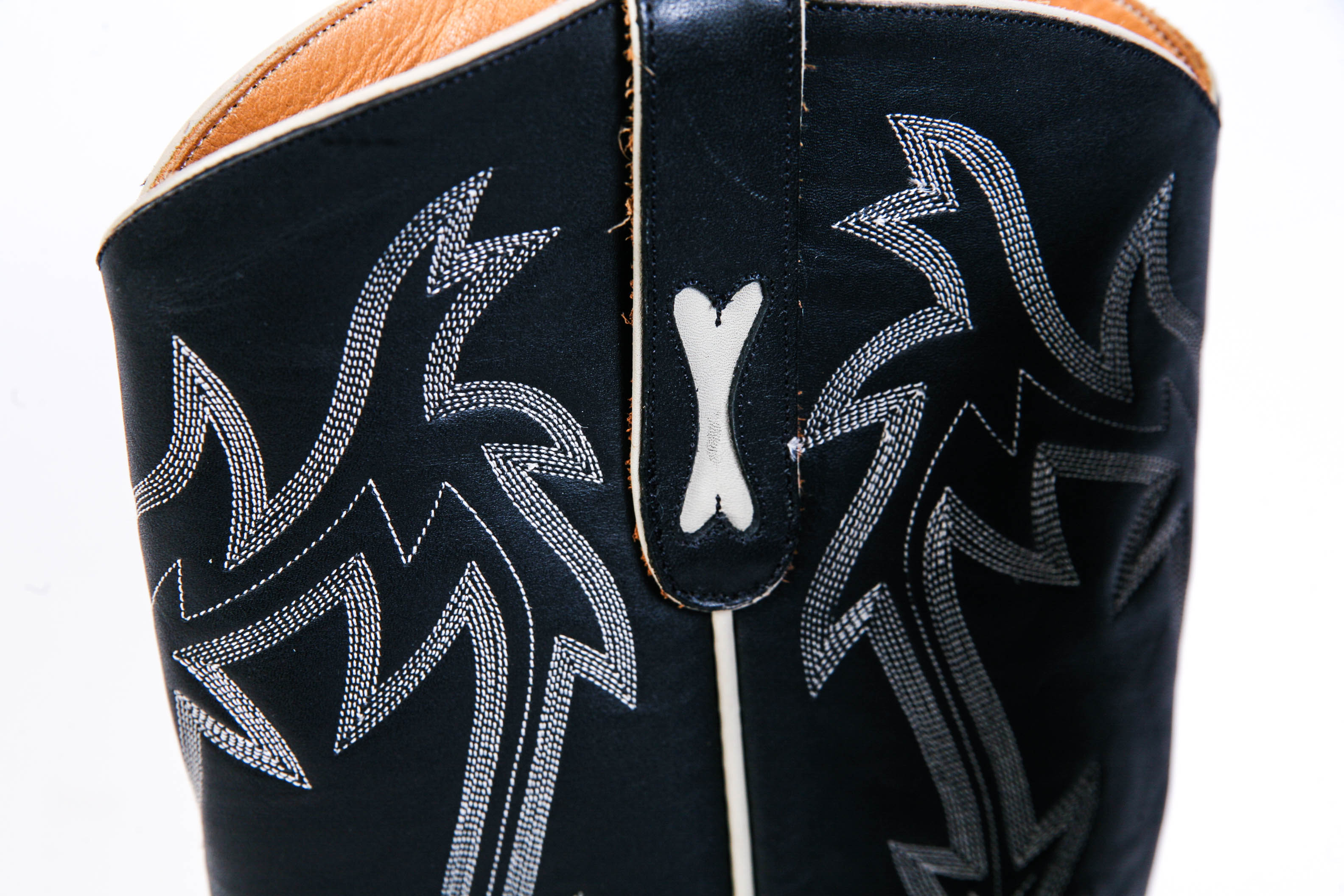 Liberty "Killaz" Black Leather Western Cowboy Boots Size 8B