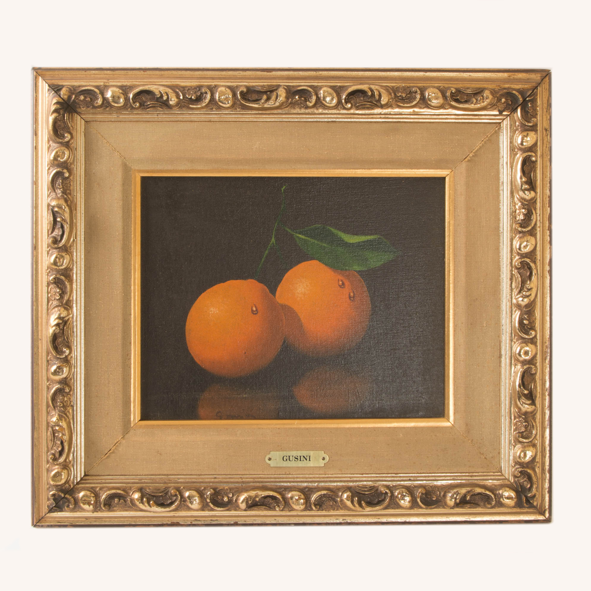 Antonio Gusini Still Life Oil Painting