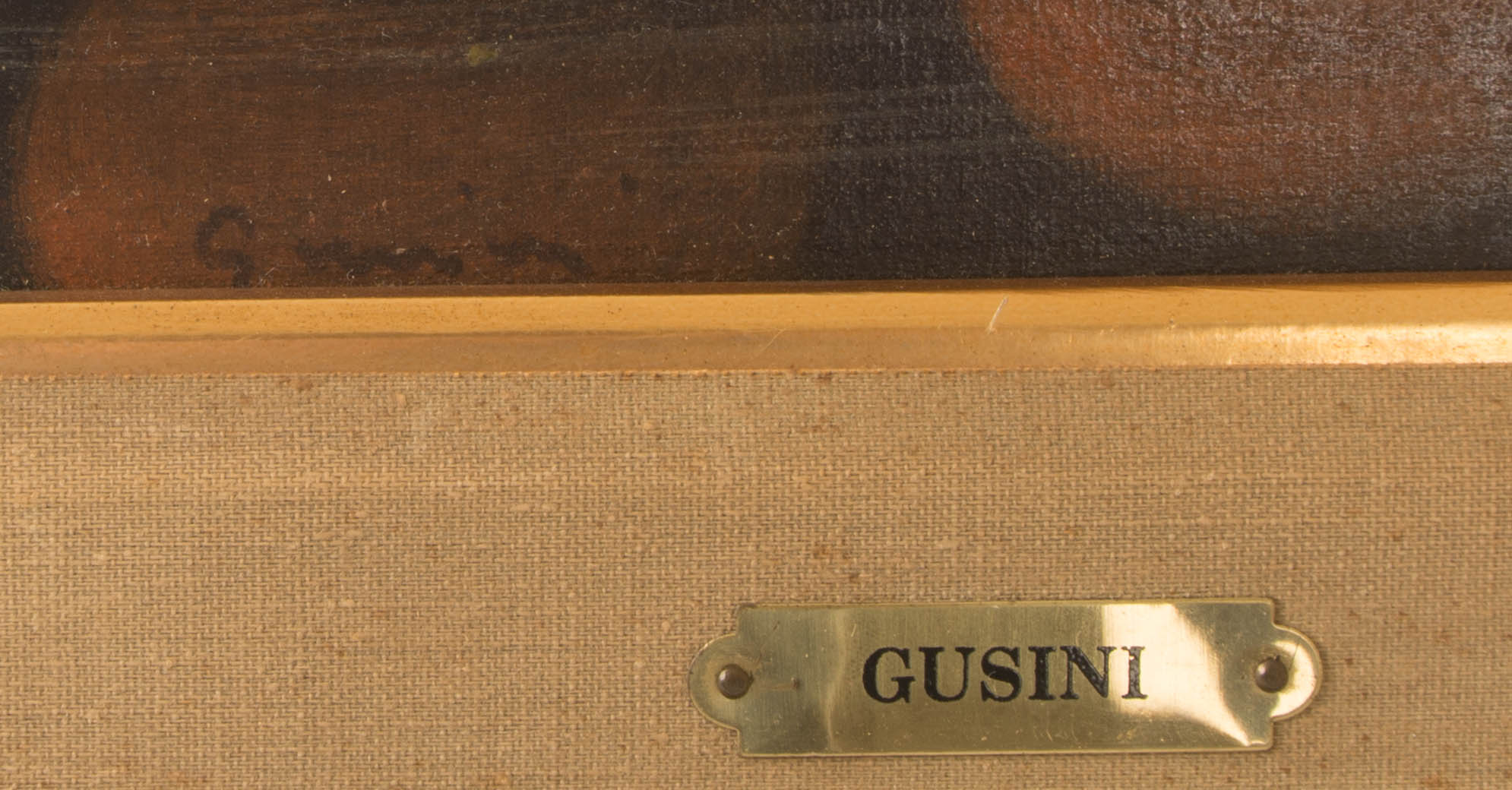 Antonio Gusini Still Life Oil Painting