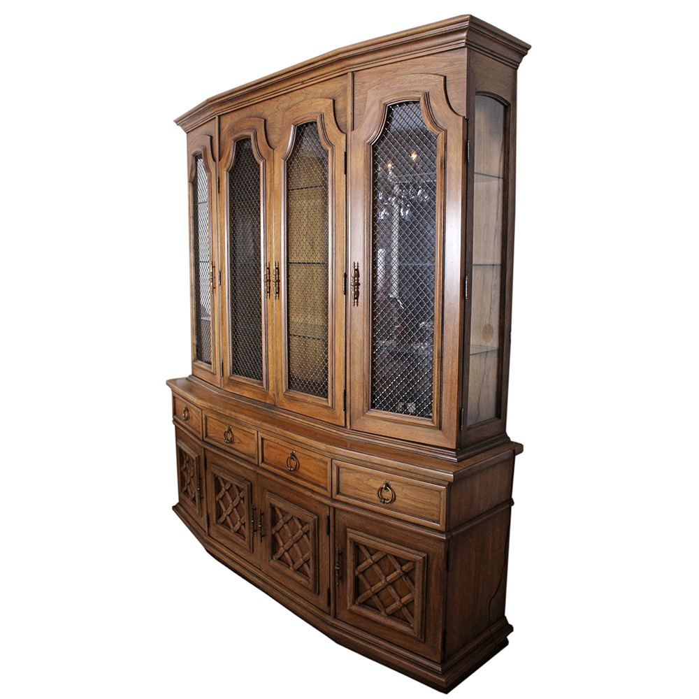 Thomasville French Provincial Style Breakfront