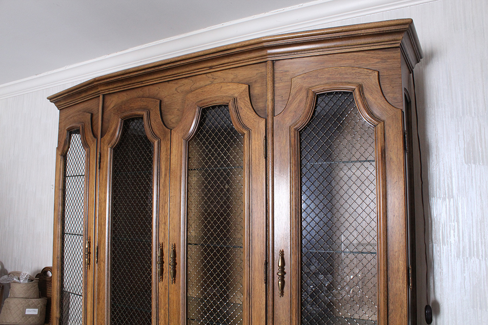 Thomasville French Provincial Style Breakfront