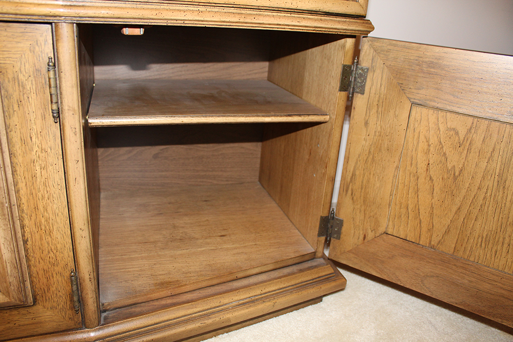 Thomasville French Provincial Style Breakfront