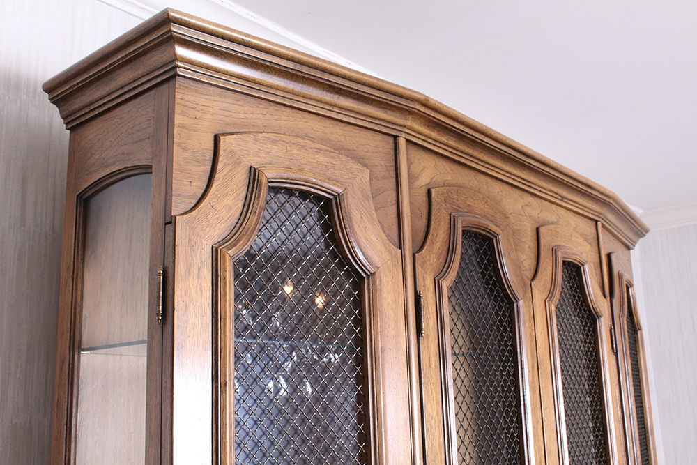 Thomasville French Provincial Style Breakfront