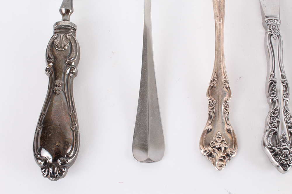 Assorted Silver Plated Serving Utensils