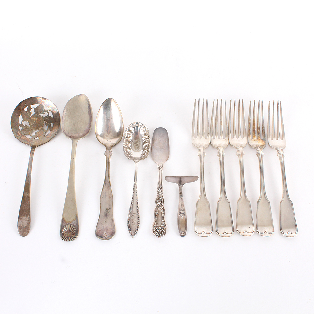 Assorted Rogers Silver Plated Flatware