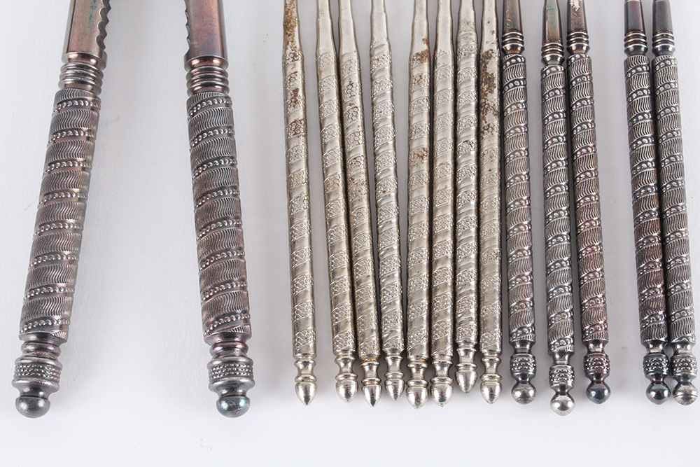 Vintage Silver Plated Nutcracker and Picks