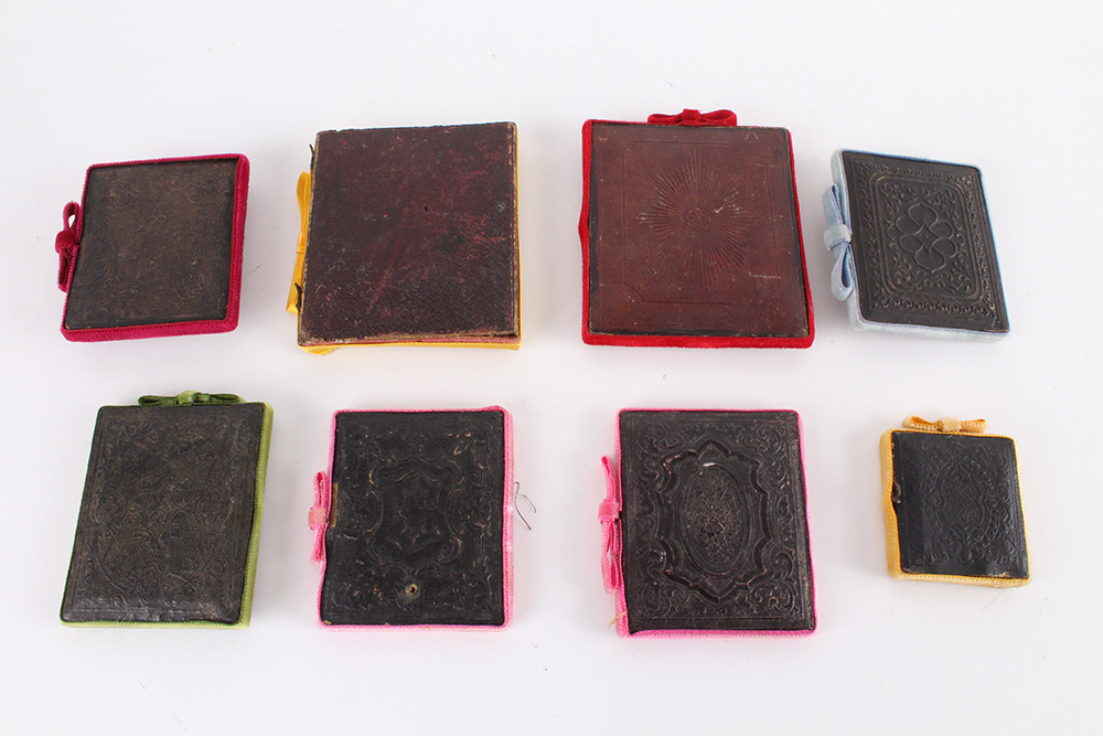Collection of Repurposed Decorative Daguerreotype Cases