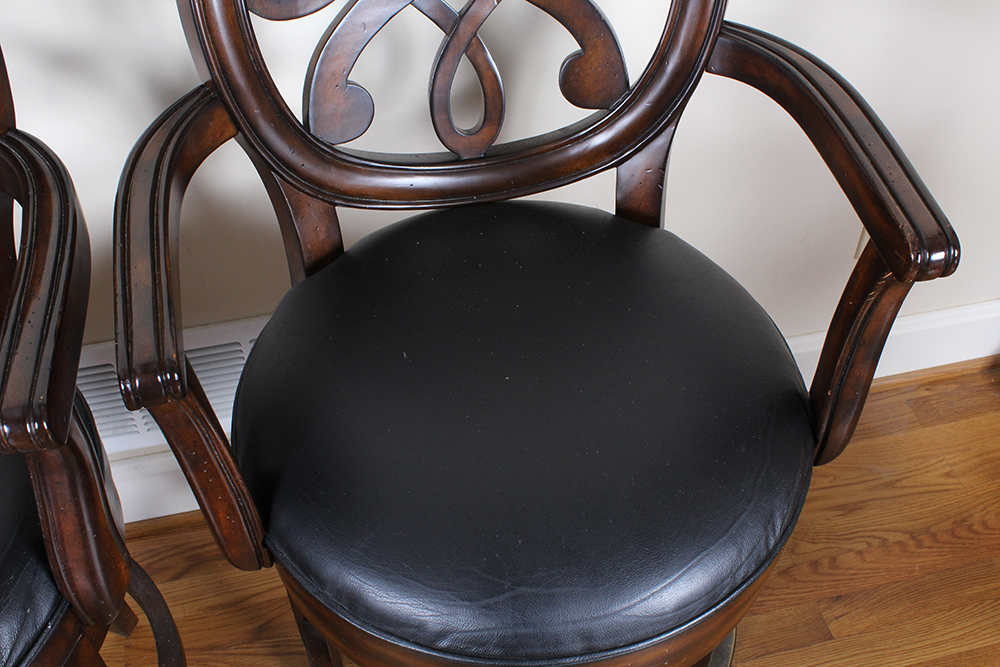 Four Hillsdale Furniture Rotating Bar Chairs