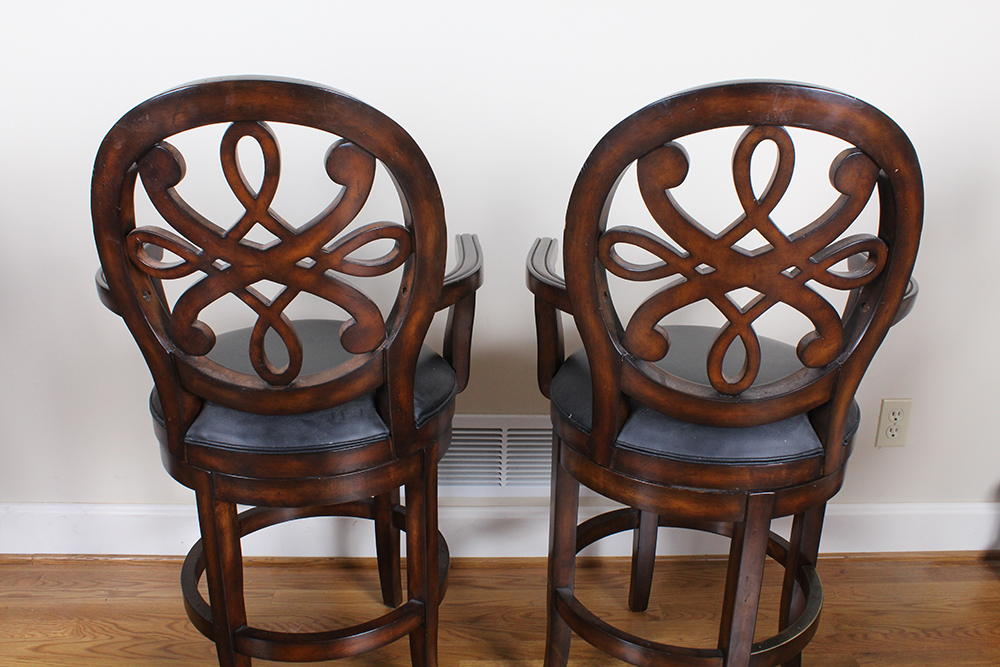 Four Hillsdale Furniture Rotating Bar Chairs