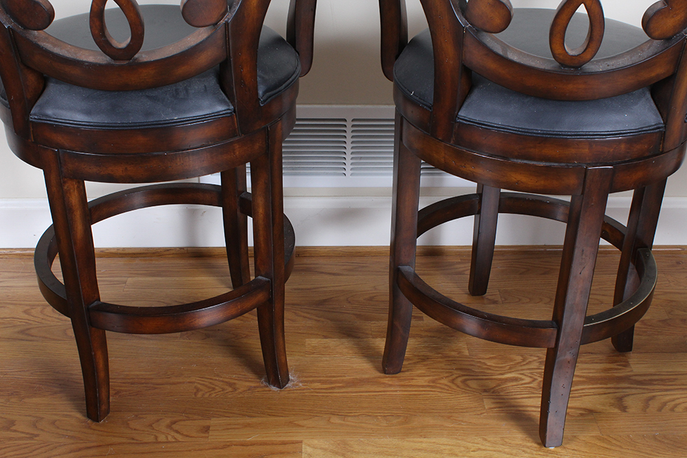 Four Hillsdale Furniture Rotating Bar Chairs