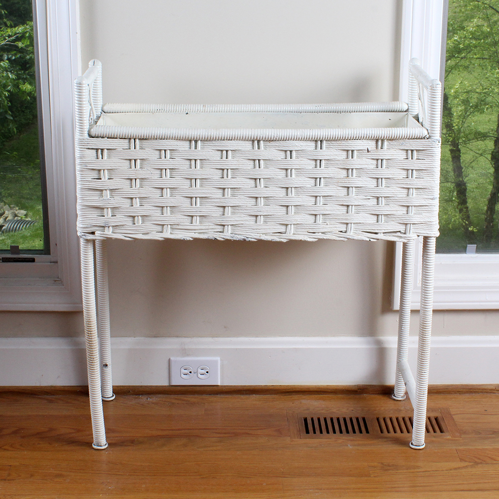 Antique Victorian Wicker Fernery