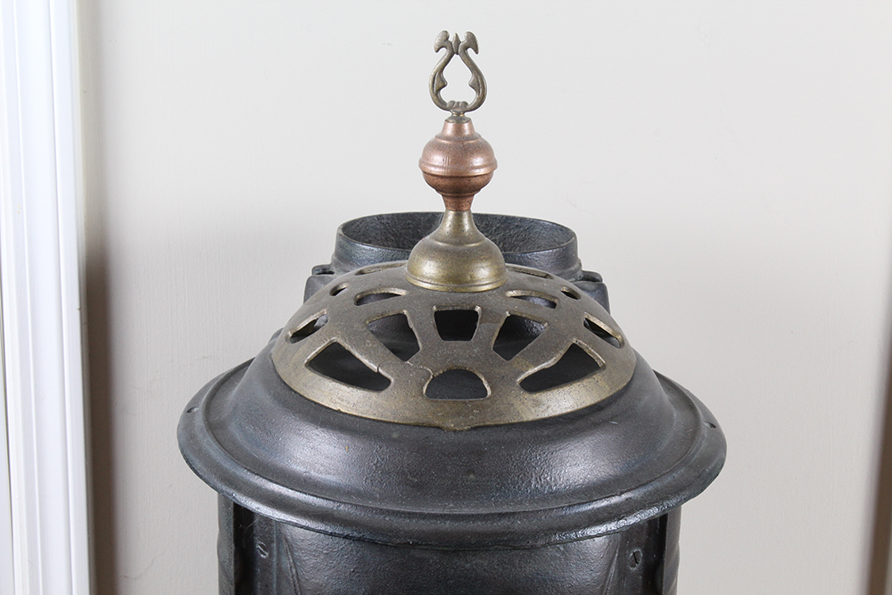 Silver Oak Cast Iron Wood Burning Parlor Stove