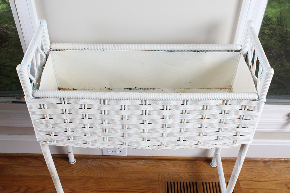 Antique Victorian Wicker Fernery