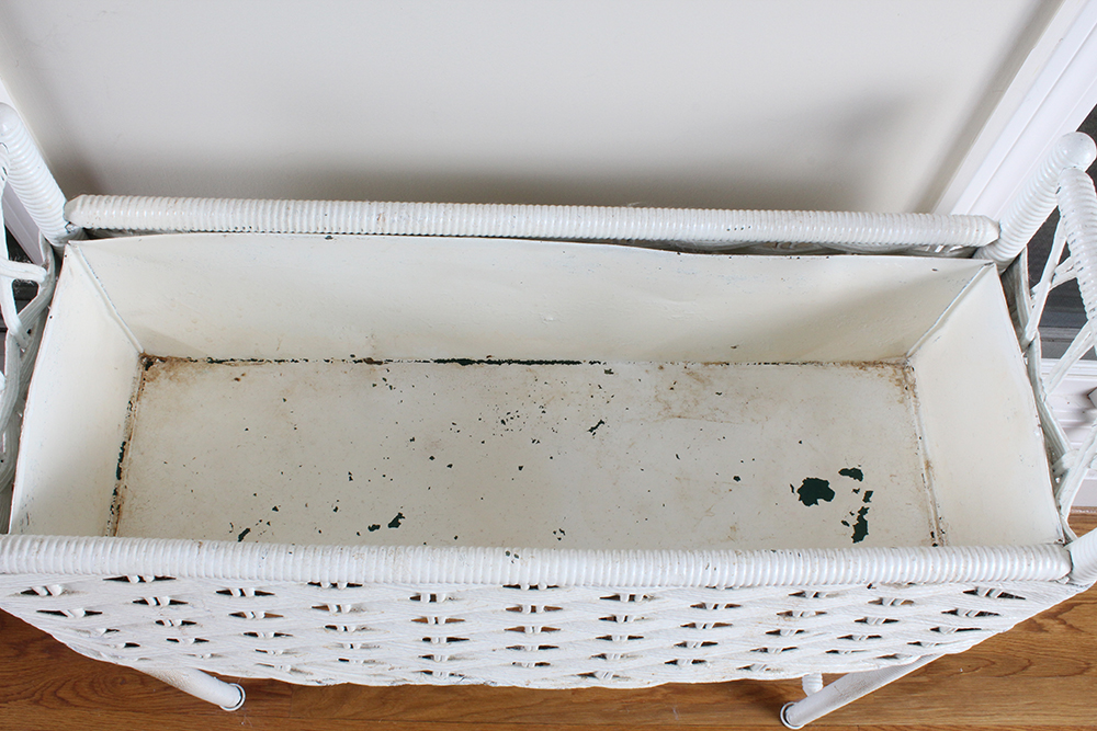 Antique Victorian Wicker Fernery