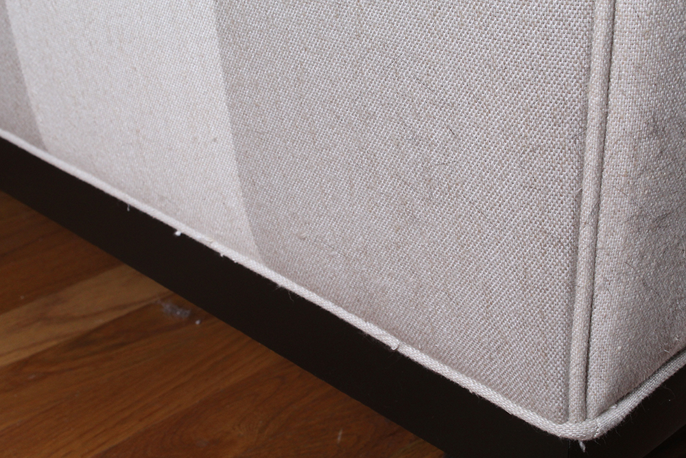 Upholstered Club Armchair and Ottoman from the Martha Stewart Collection