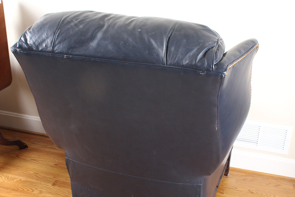 Thomasville Leather Wingback Recliner
