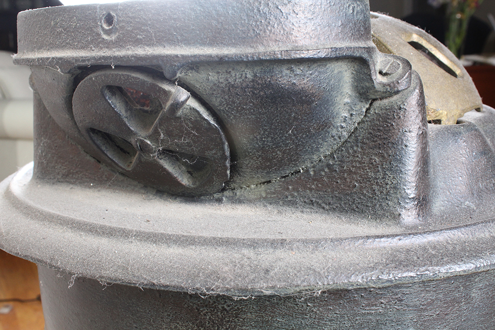 Silver Oak Cast Iron Wood Burning Parlor Stove