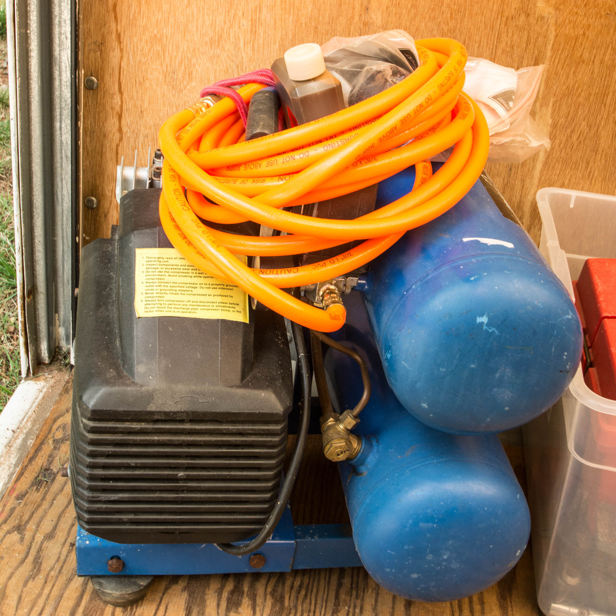 Mech Power Two HP Twin Tank Air Compressor