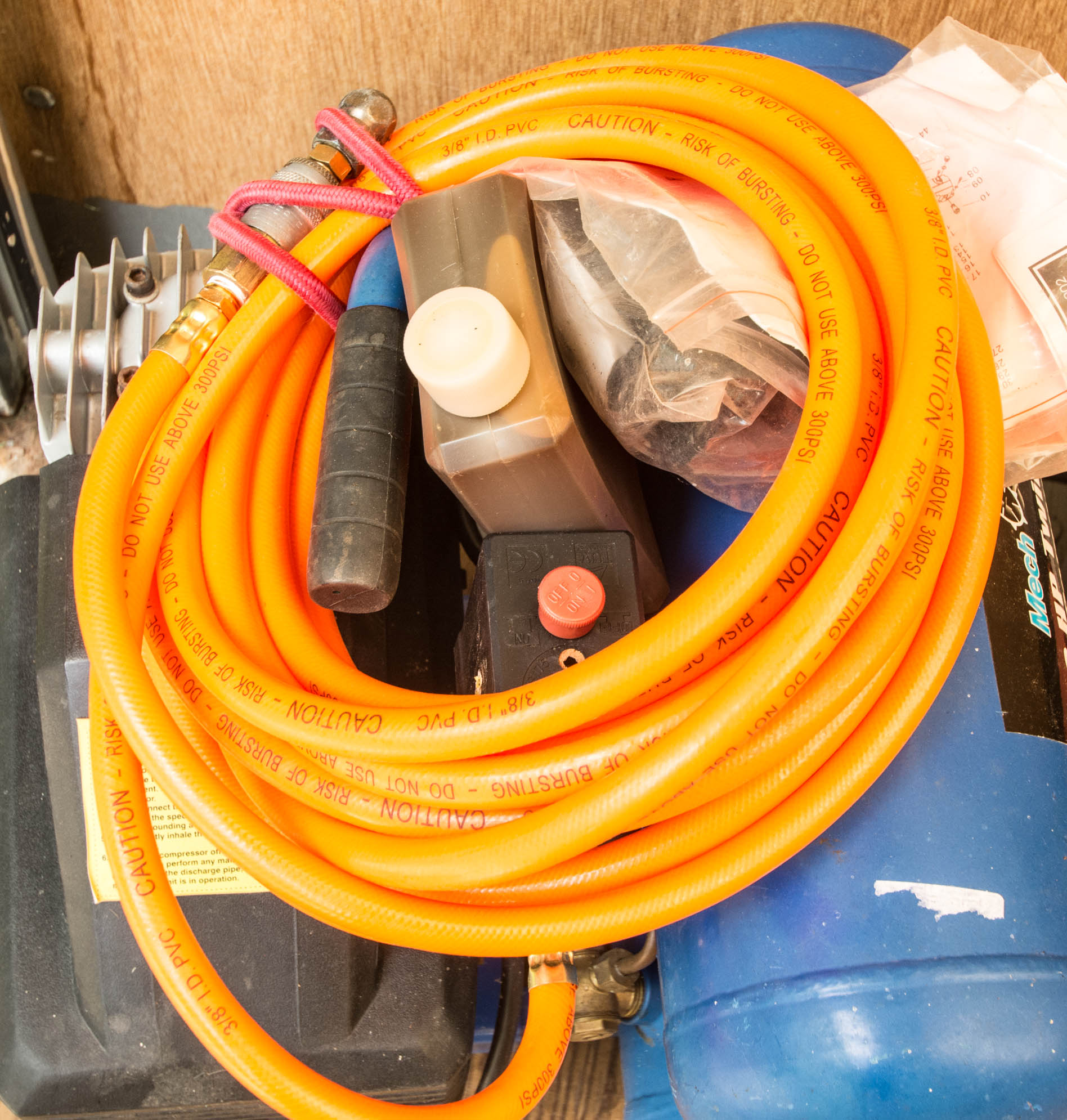 Mech Power Two HP Twin Tank Air Compressor