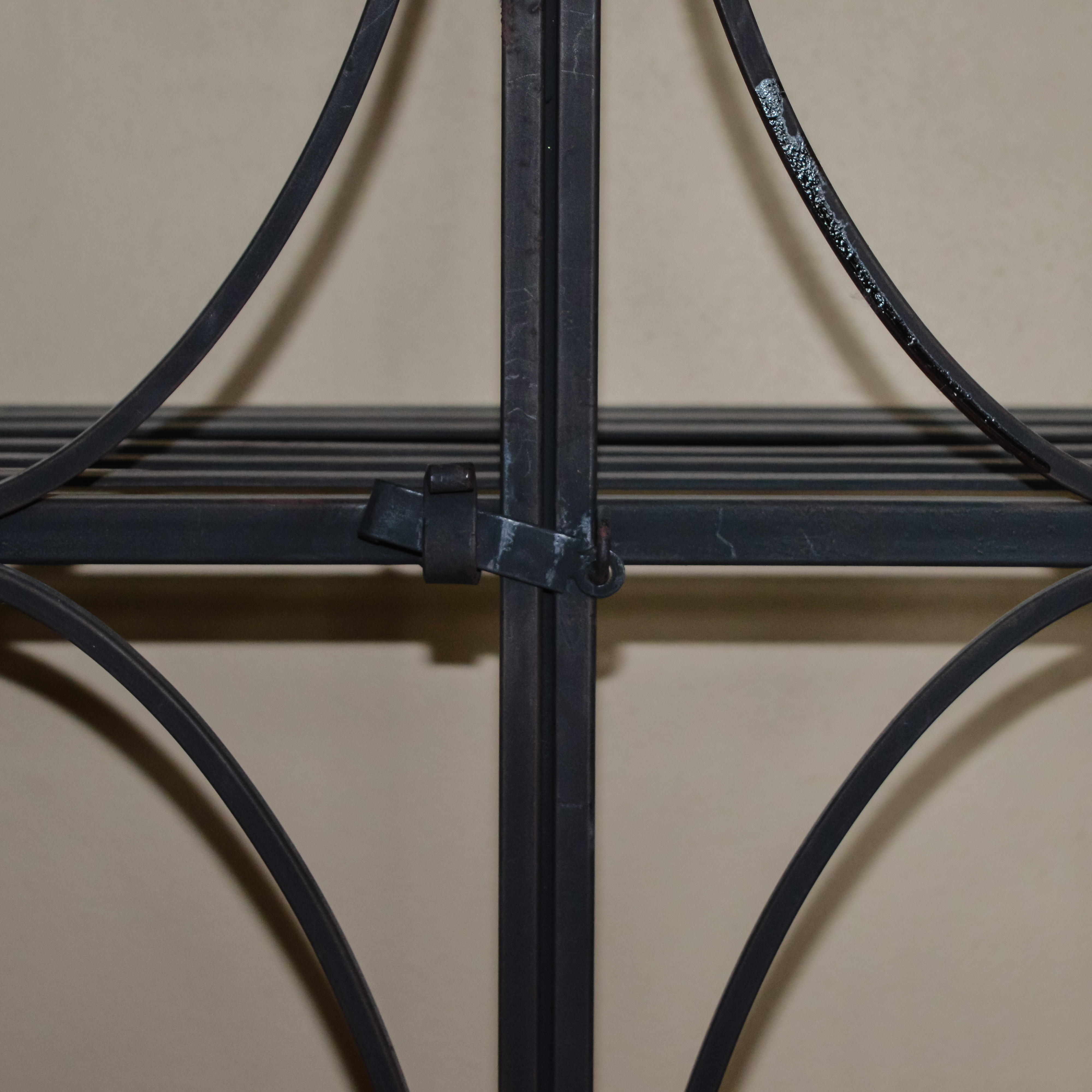 Wrought Iron Accent Cabinet