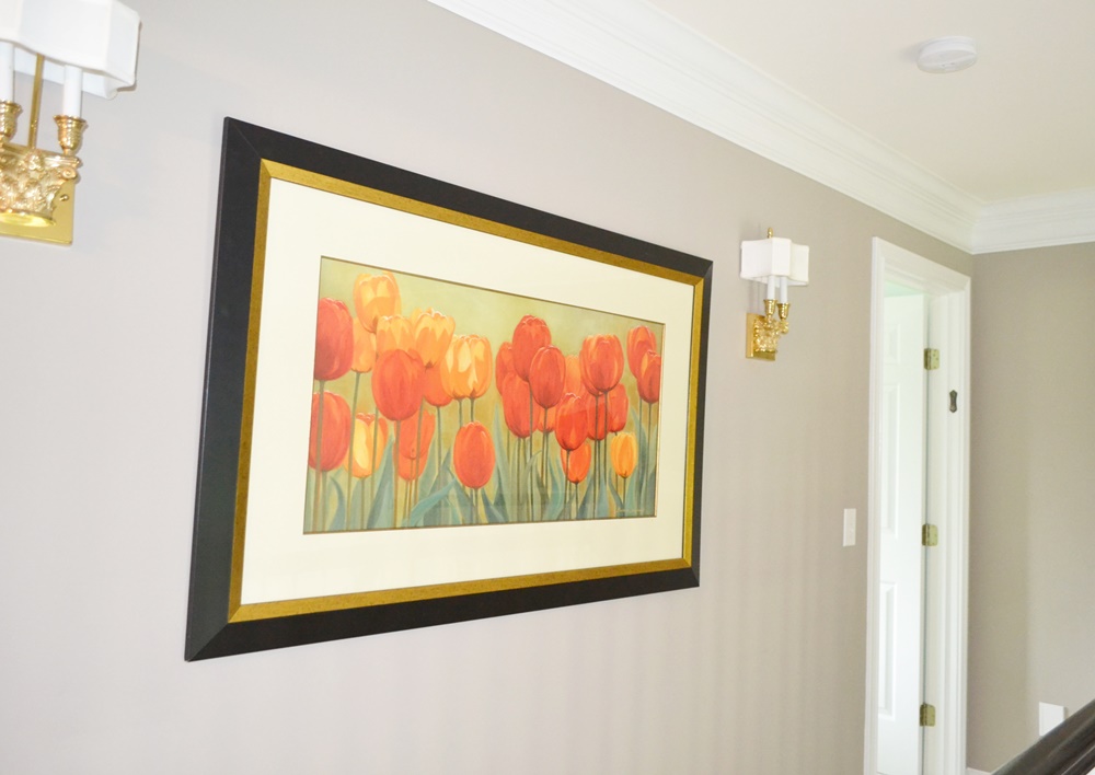 Framed Marianne Bernhardt "Fruhlingsgarten" Offset Lithograph