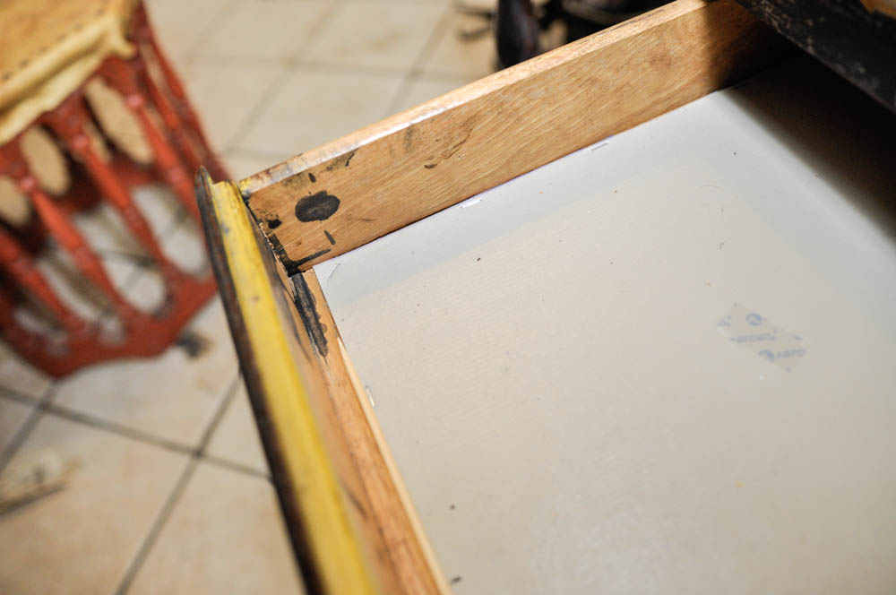 Hide Covered Desk and Stool