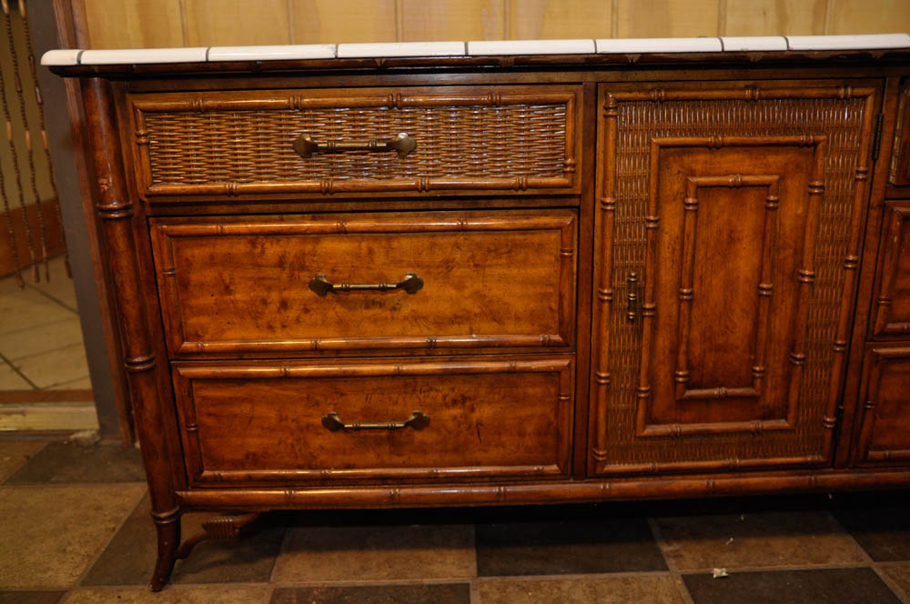 Tile Top Stanley Furniture Dresser