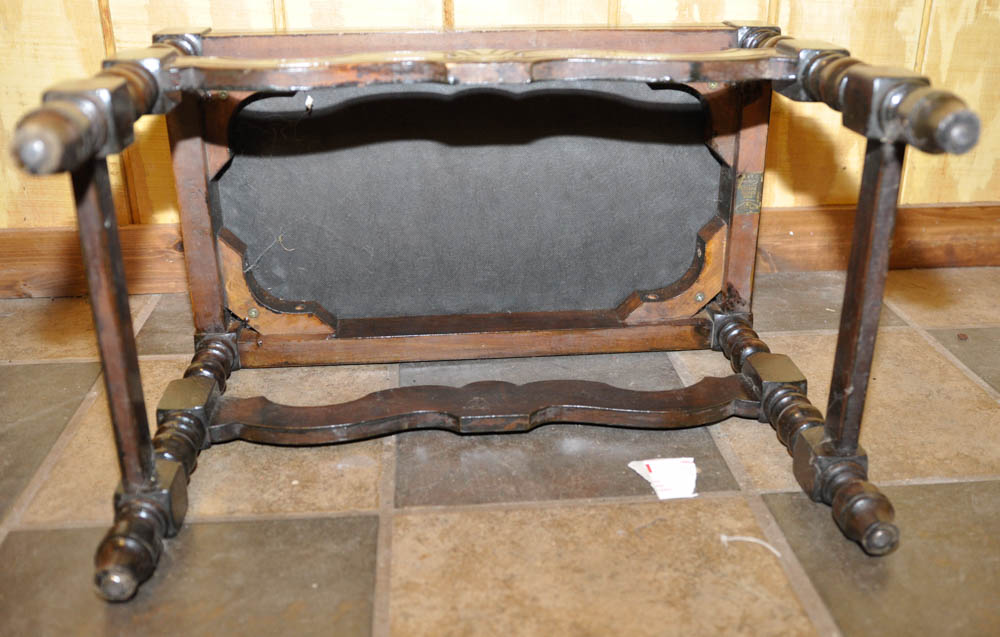 Coffee Table and Upholstered Bench