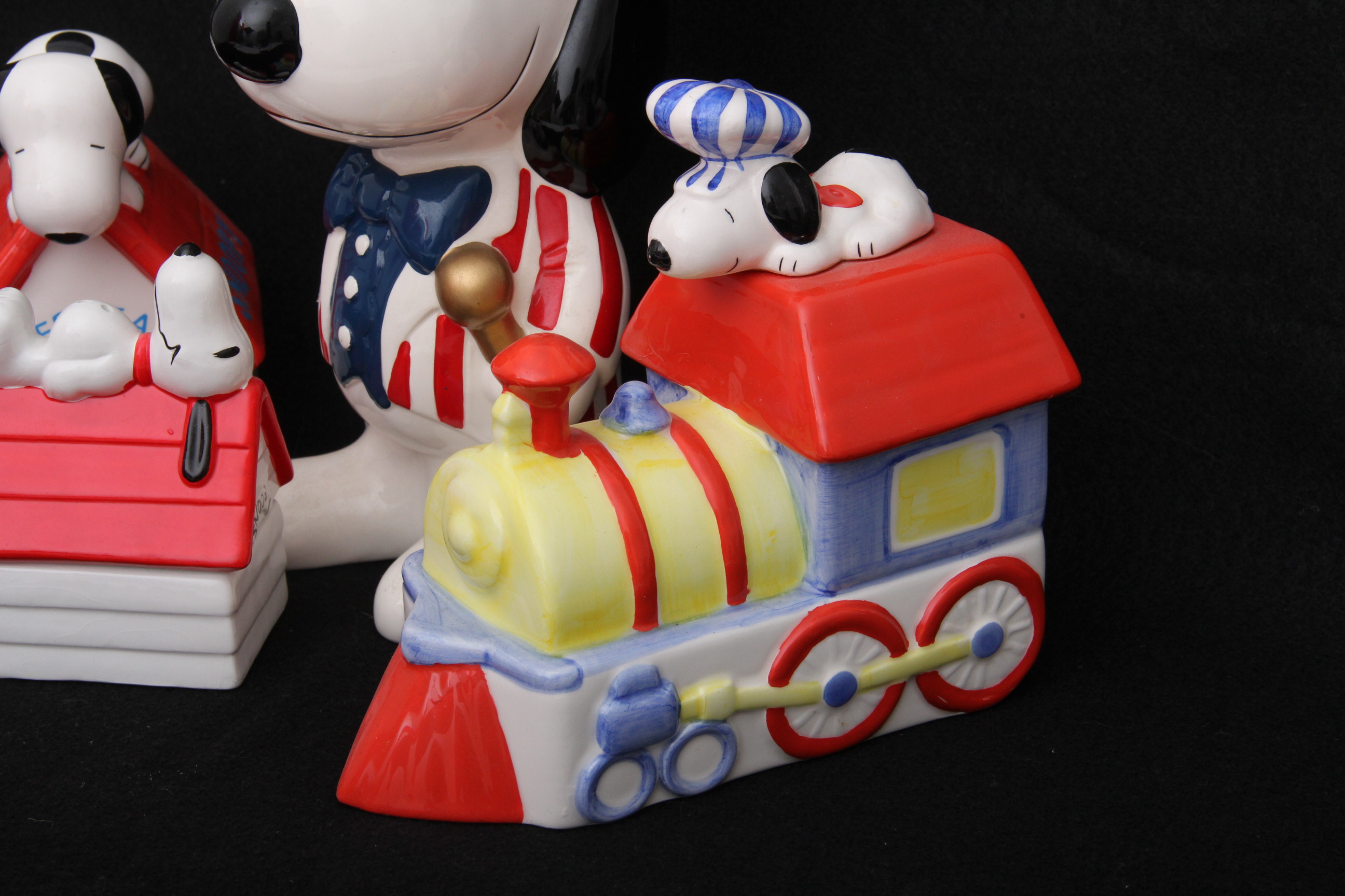 Snoopy Music Boxes and Other Ceramic Collectibles