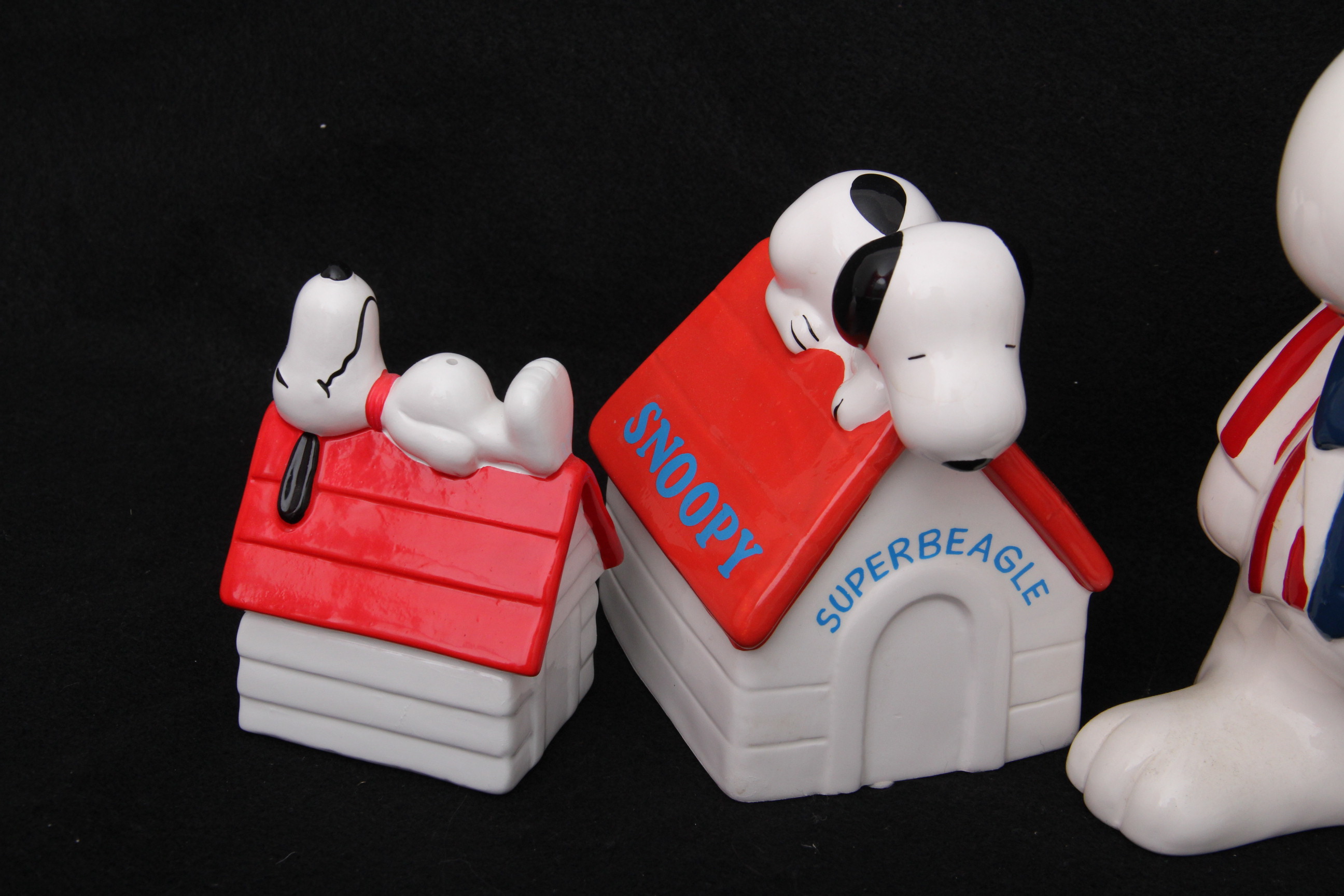 Snoopy Music Boxes and Other Ceramic Collectibles
