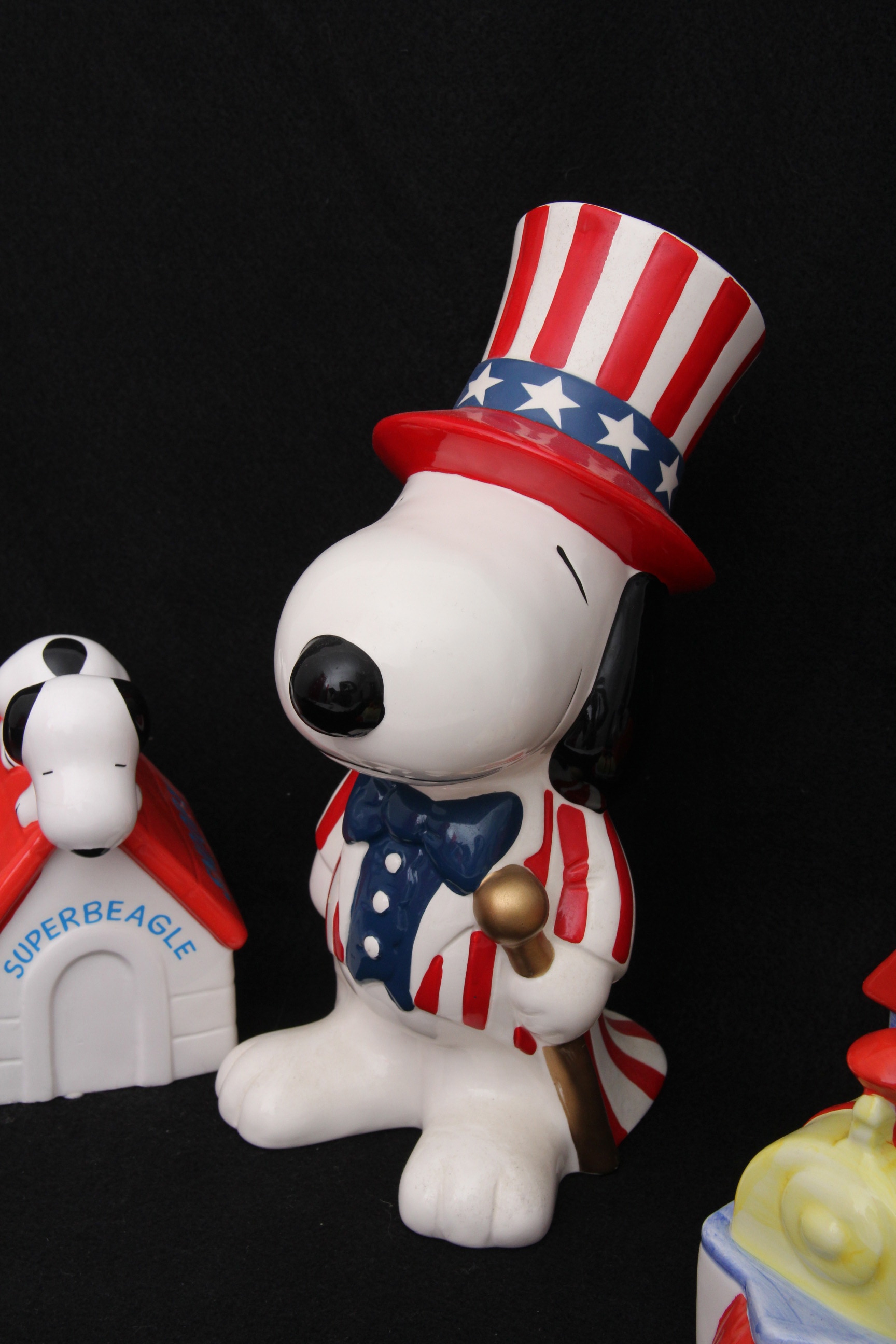 Snoopy Music Boxes and Other Ceramic Collectibles