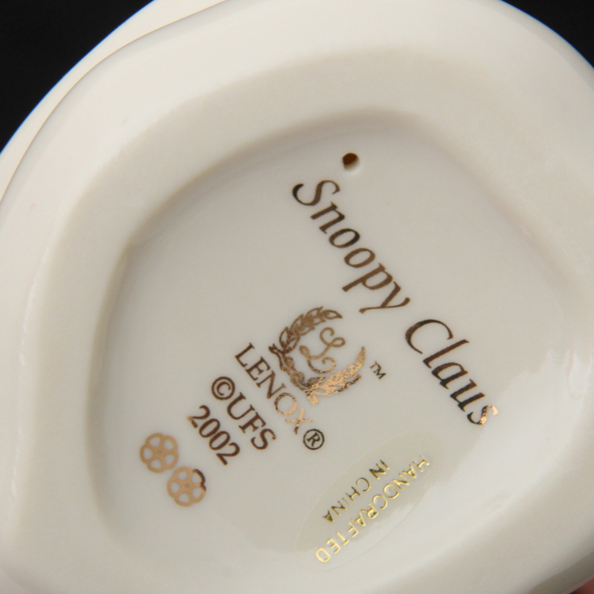 Set of Five Lenox Christmas Snoopy  and Woodstock Figurines