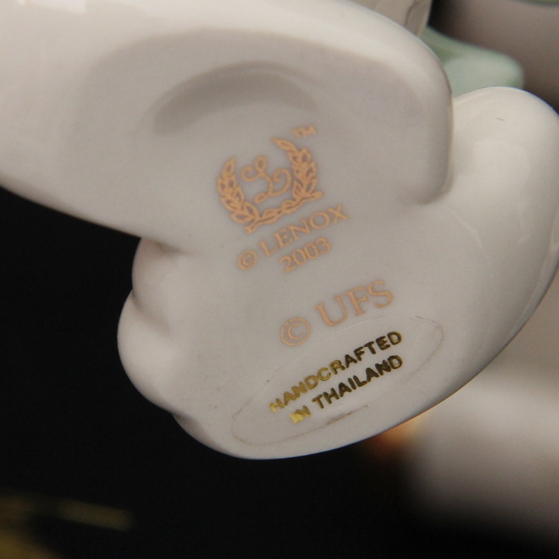 Set of Five Lenox Christmas Snoopy  and Woodstock Figurines