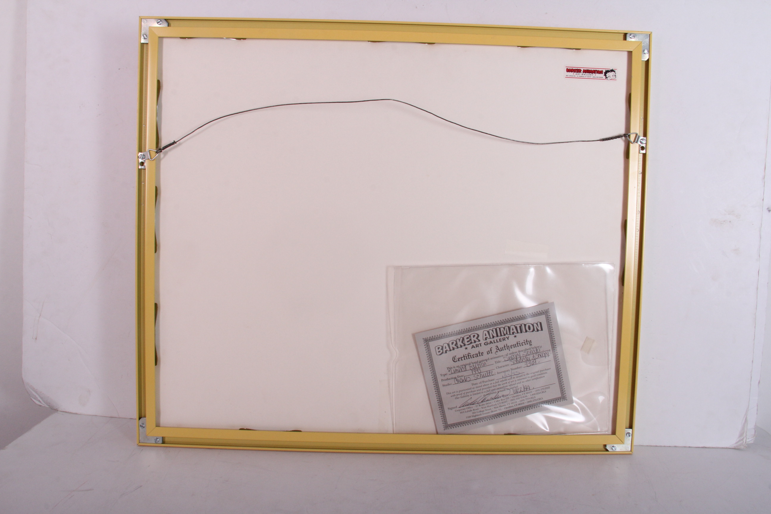 Limited Edition Signed Charles Schulz Lithograph "Sonata"