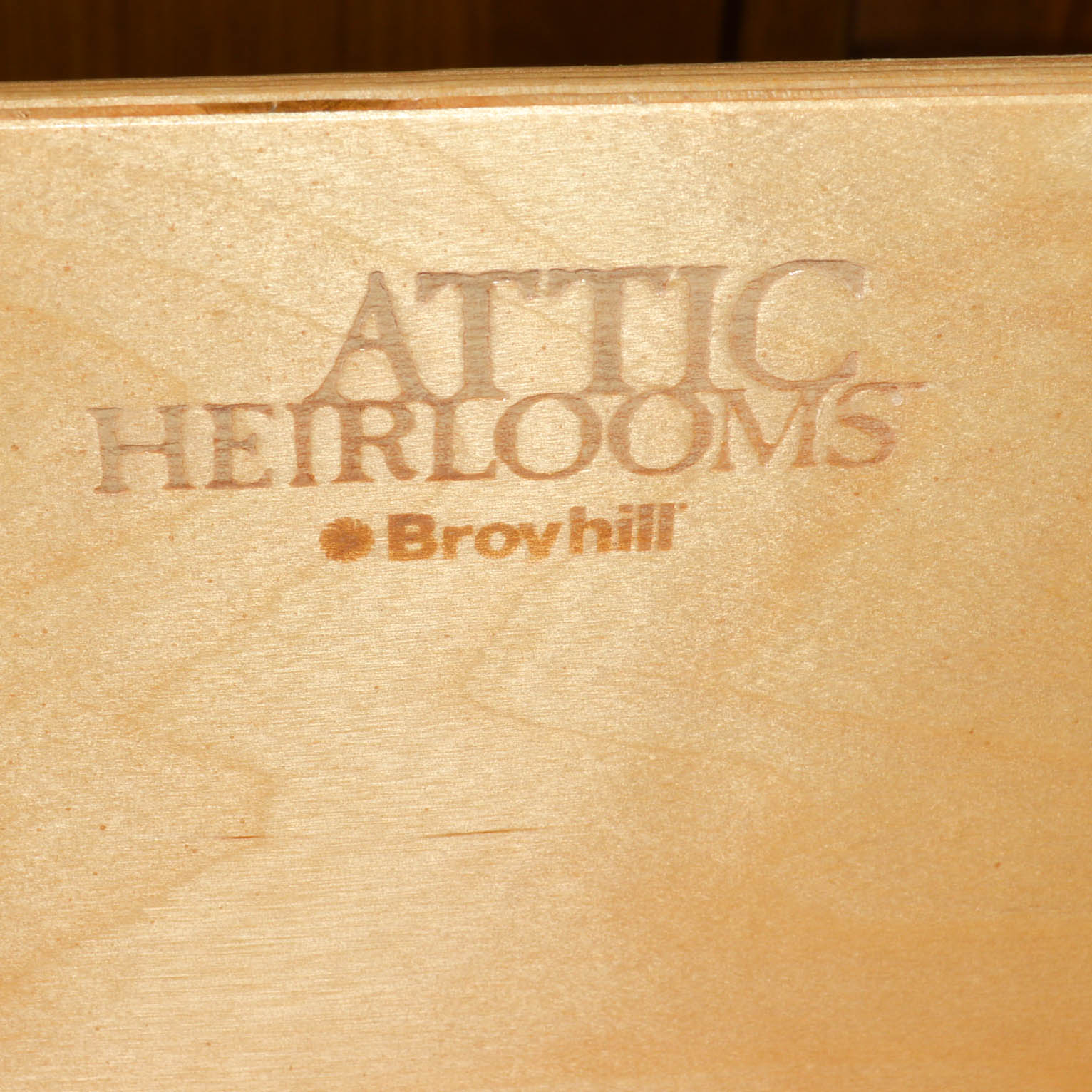 Attic Heirlooms by Broyhill Oak Hutch