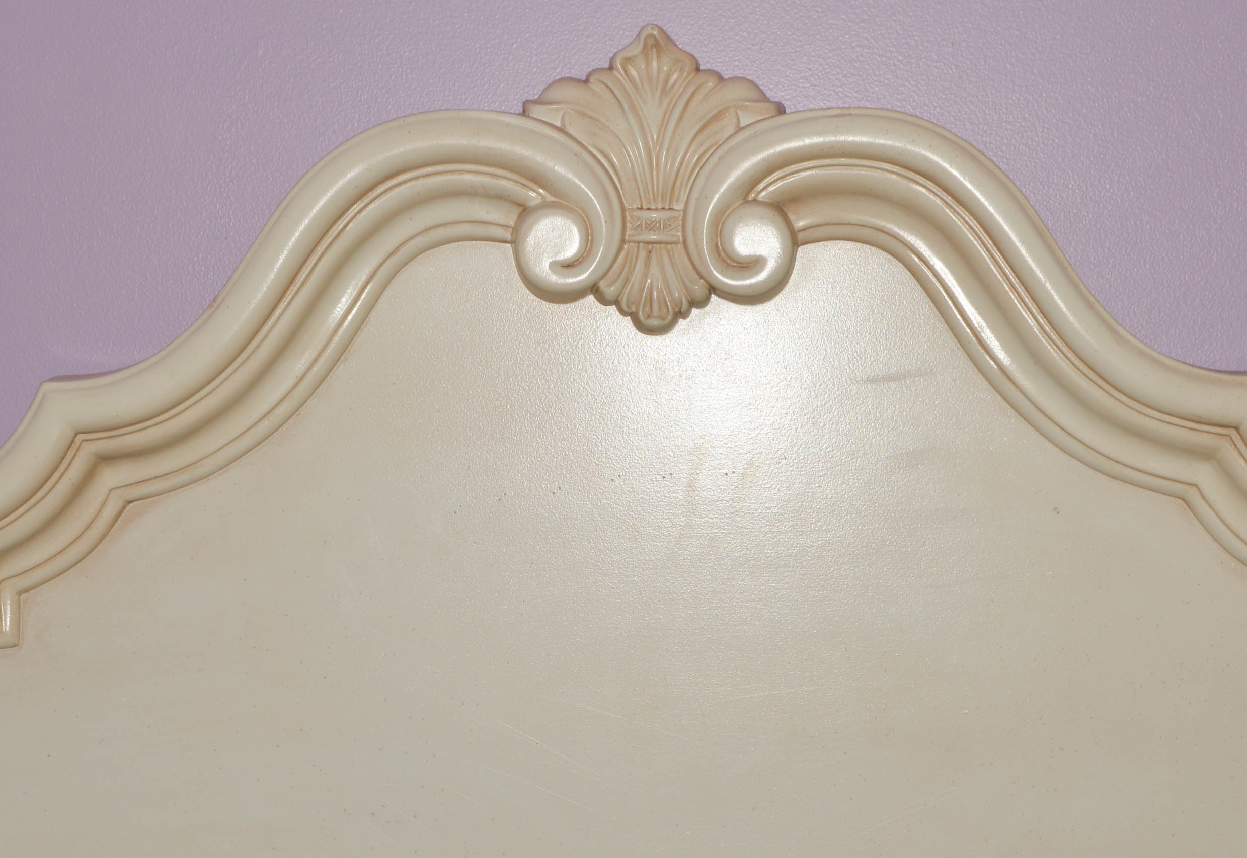 French Provincial Queen Bed Frame and Nightstand