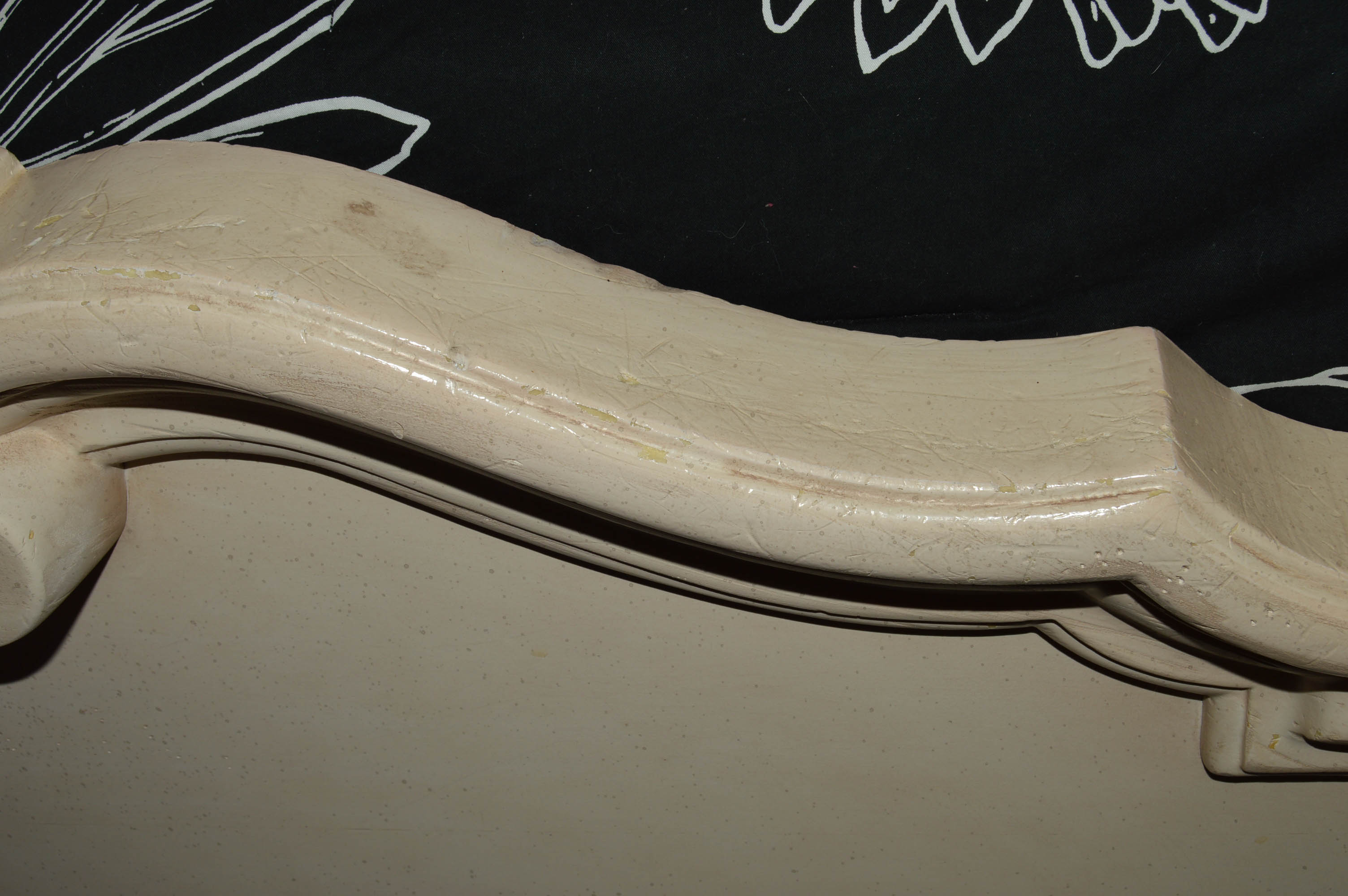 French Provincial Queen Bed Frame and Nightstand