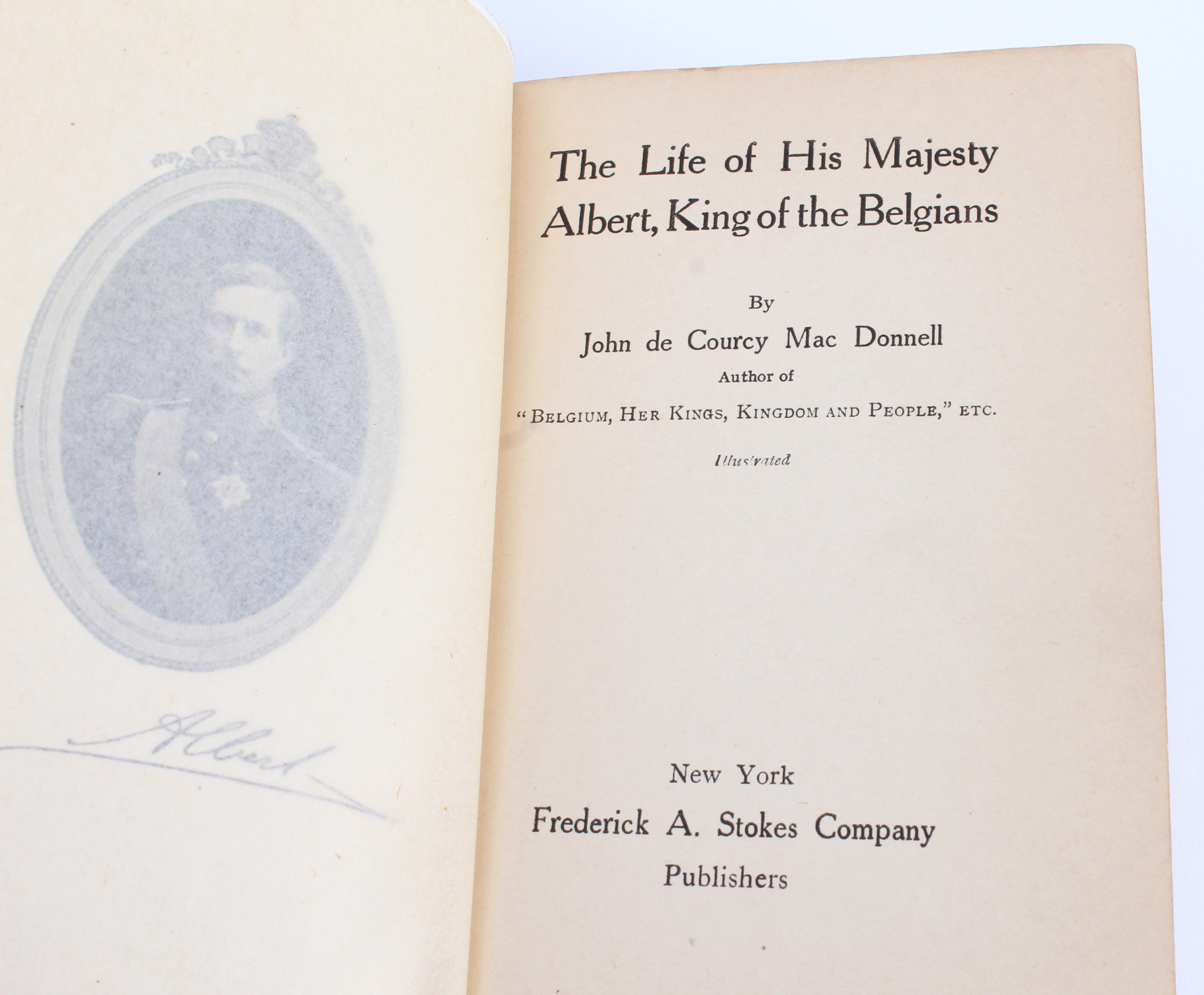 "Albert King of The Belgians" by  John De Courcy Macdonnell