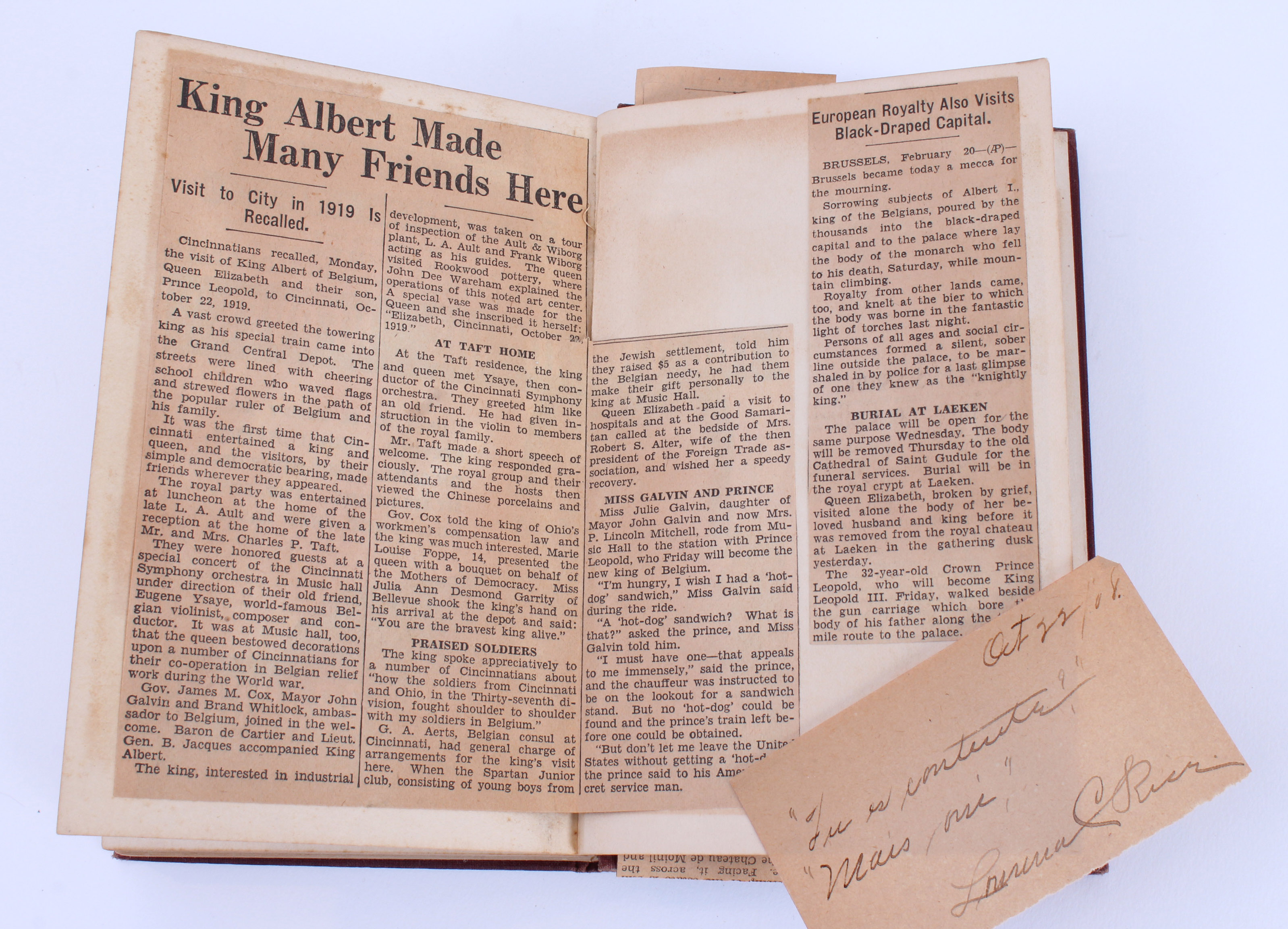 "Albert King of The Belgians" by  John De Courcy Macdonnell