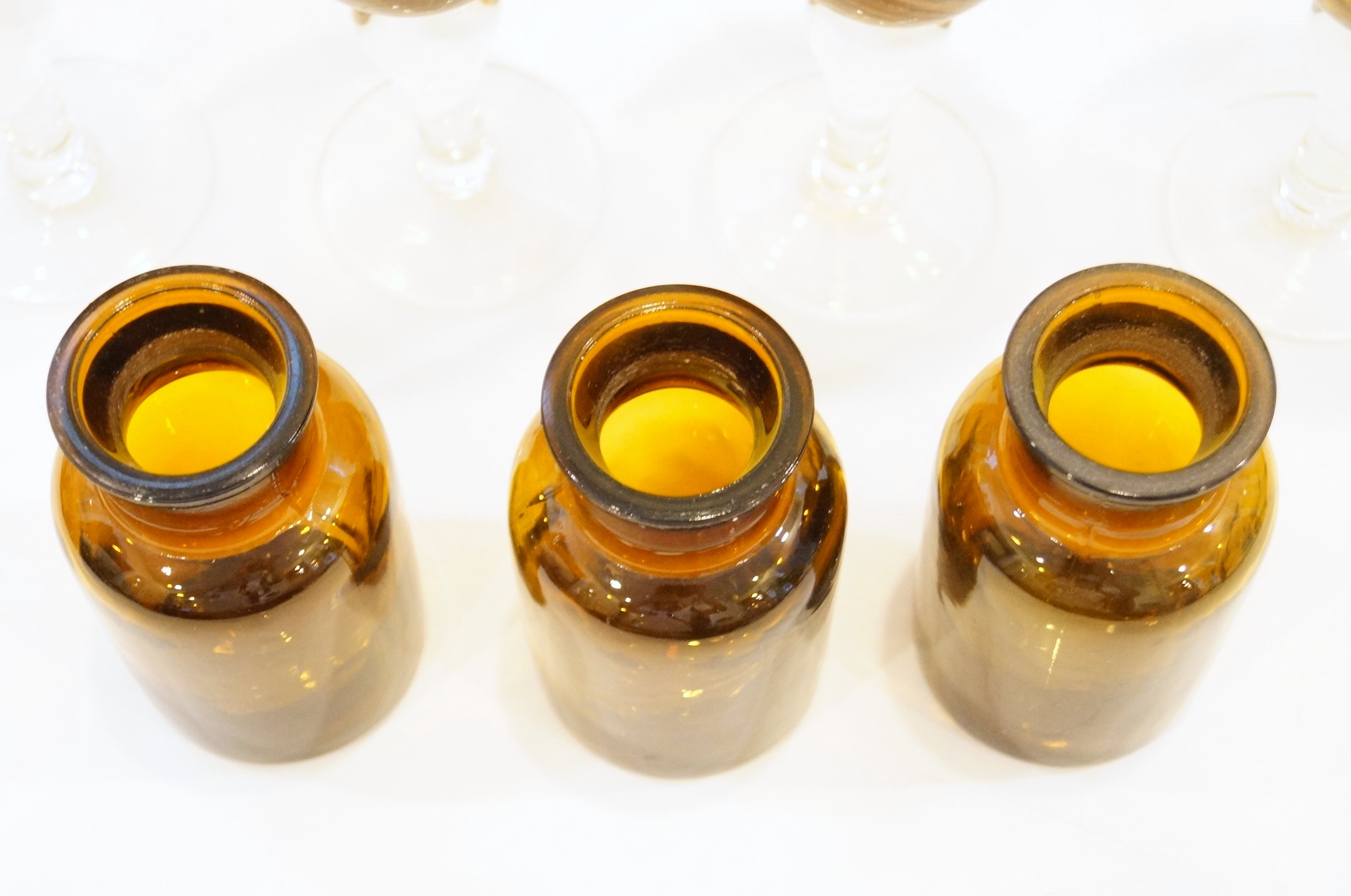 Collection of Brown Glass