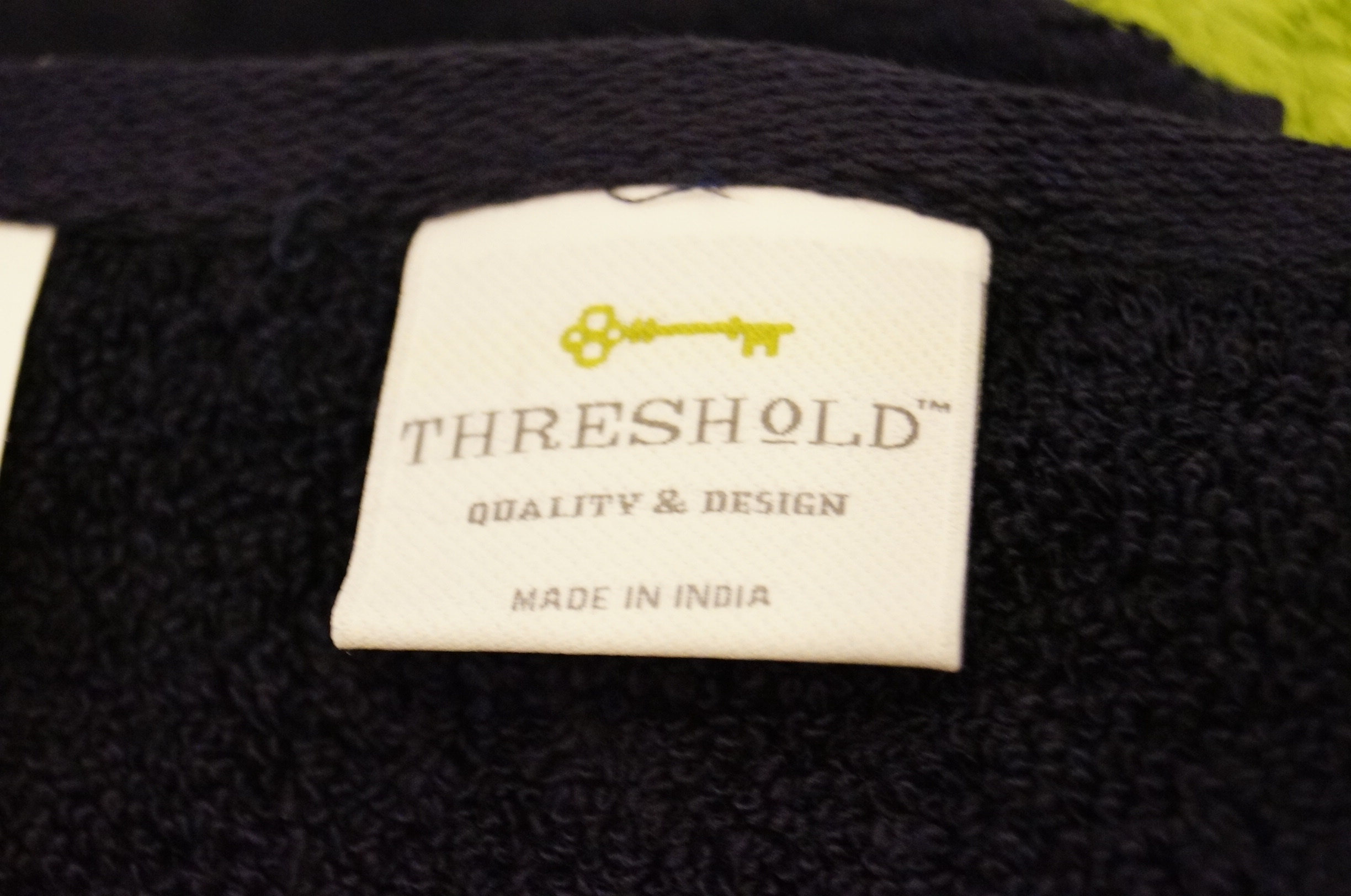 Large Woven Laundry Basket and Towels