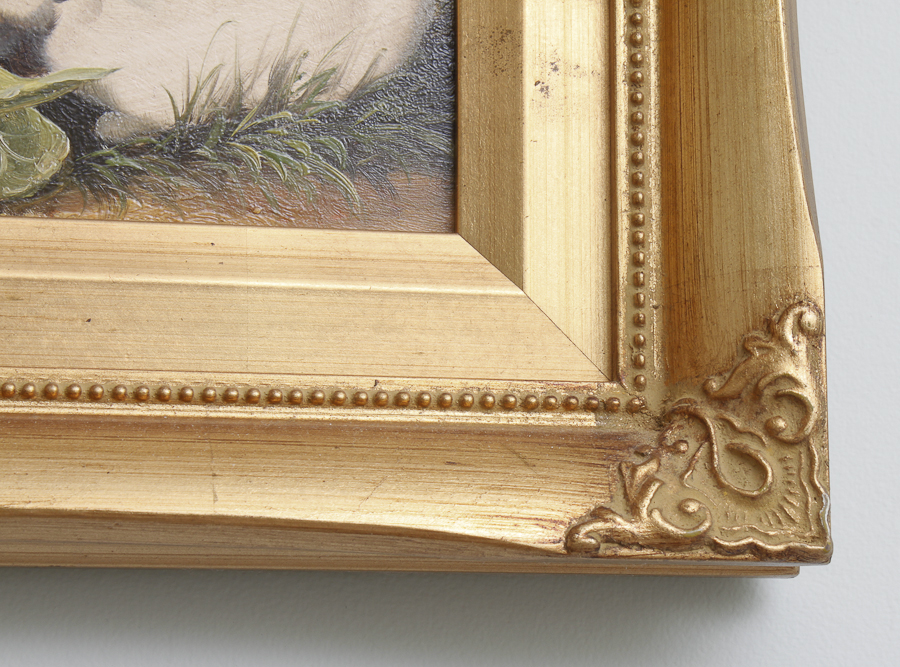 Framed Original Rabbit Oil Paintings by Robert Grace