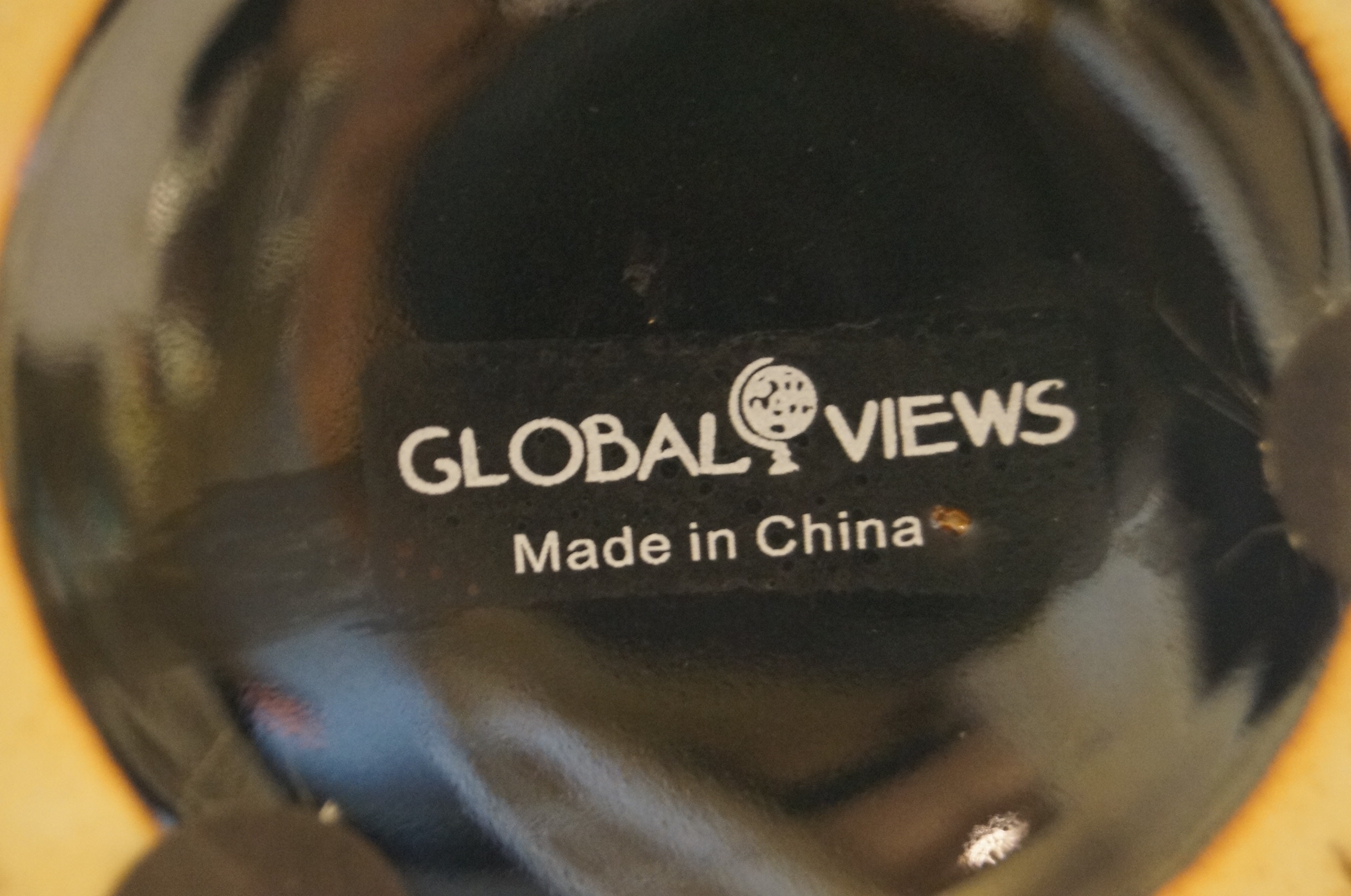 Faux Floral Arrangement in Ceramic Vase