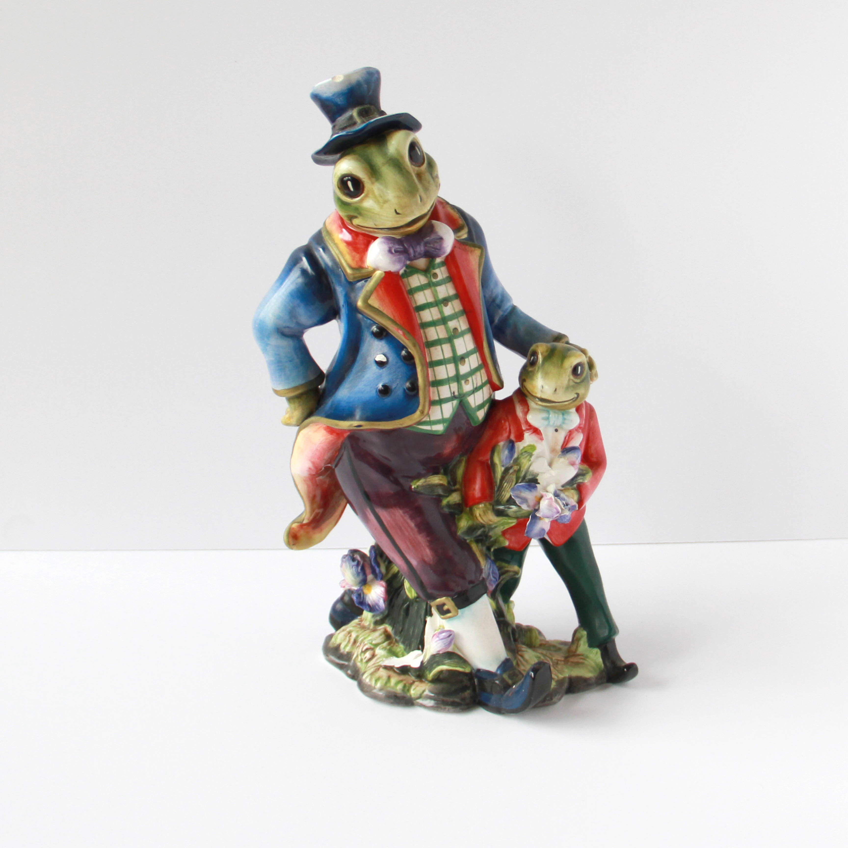 Vintage Gentlemen Frog Figurine