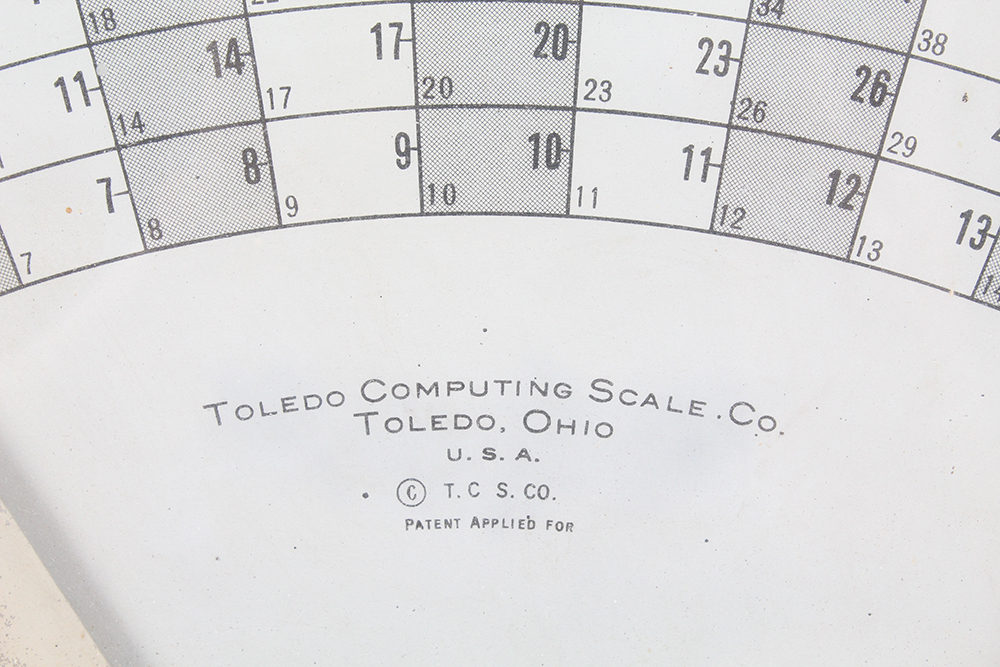 Vintage Toledo Computing Scale Co. Scale