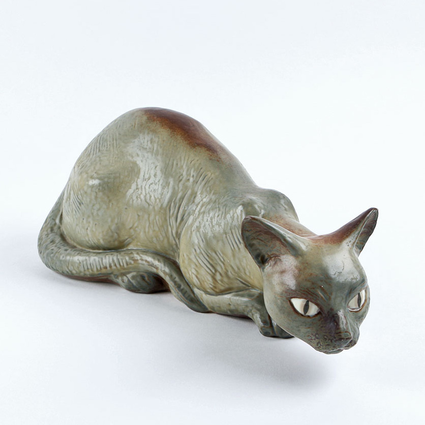 1970's Lladro Ceramic Cat