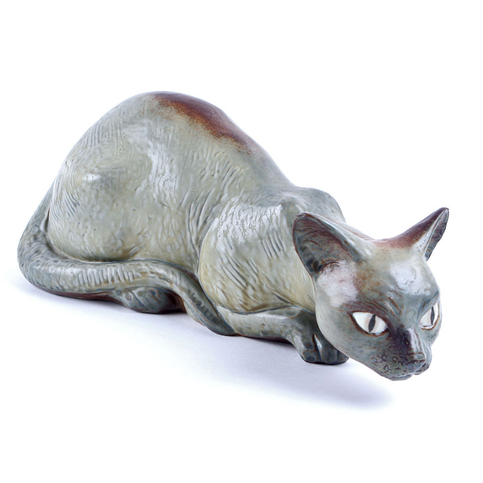 1970's Lladro Ceramic Cat