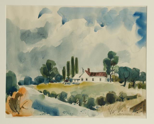 Jack Meanwell Original Watercolor "Landscape"