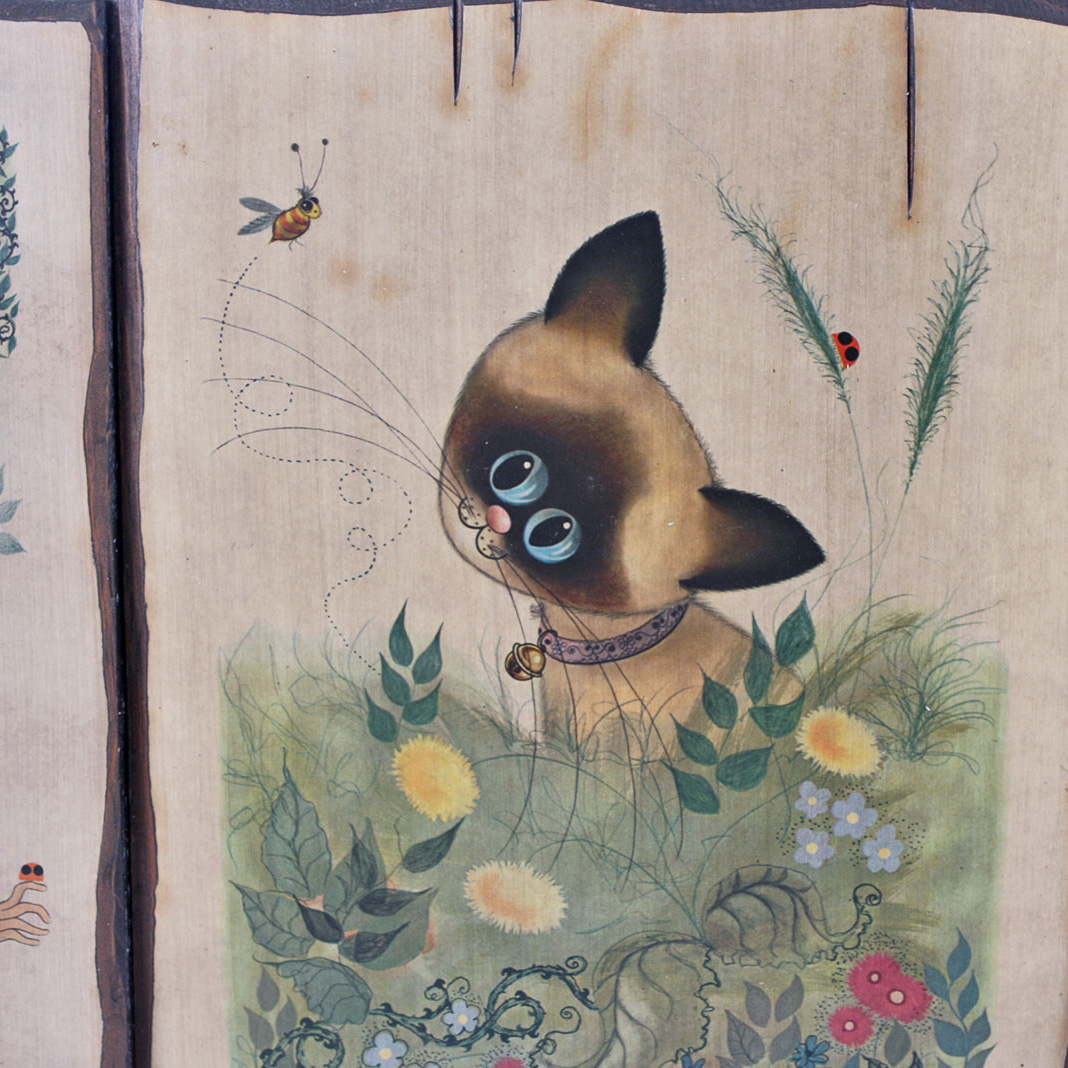 Vintage Whimsical Animal Lithographs after Children's Artist George Buckett