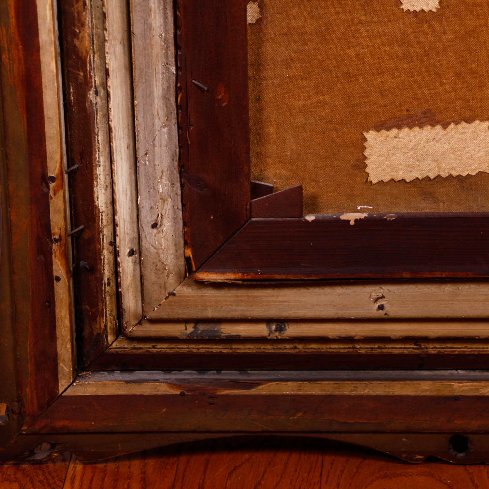Oil Painting on Canvas of a Young Man with Newspaper